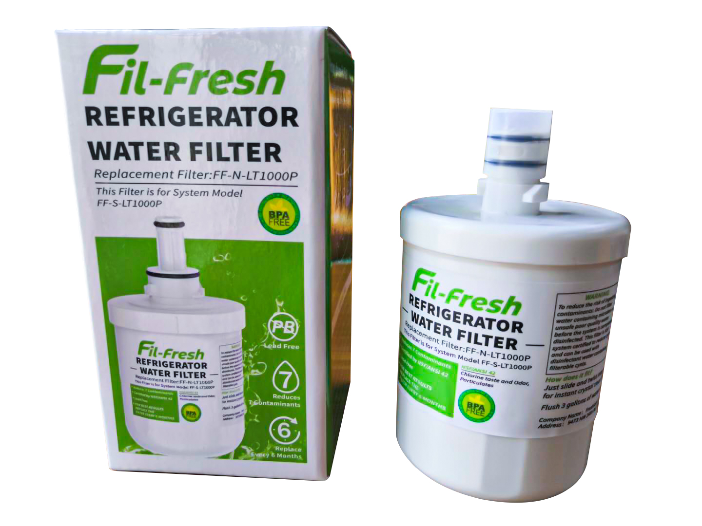 Fil fresh Refrigerator Water Filter LT1000P…